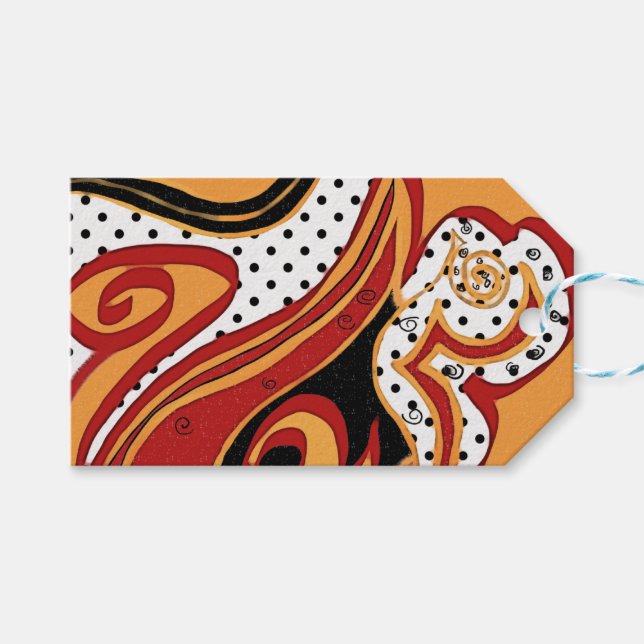 Etiqueta Para Presente Fogo (Frente (horizontal))