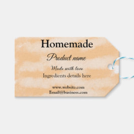 Etiqueta Para Presente Folha caseira feita com amor adicionar texto site