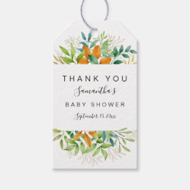 Etiqueta Para Presente Folhagem de outono A Greenerescência Deixa Chá de 