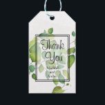 Etiqueta Para Presente Folhagem verde de eucalipto aquoso<br><div class="desc">Aquarela eucalipto verde-verde-verde. Perfeito para primavera, verão ou eventos de outono. Belo trabalho de arte de aquarela de folhagem verde para ocasiões country, boho, jardim e tema floral. Para começar a alterar nomes e detalhes do evento, clique em "Personalizar este modelo" e edite o texto nas caixas modelo. Para acessar...</div>