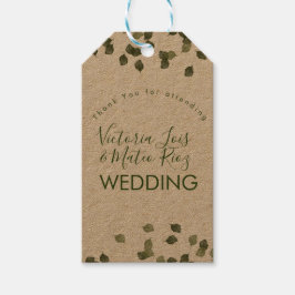 Etiqueta Para Presente Folhas caídas outono Greenerescência outono Obriga