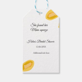 Etiqueta Para Presente folhas de limão desenhadas à mão adicionam QR chá 