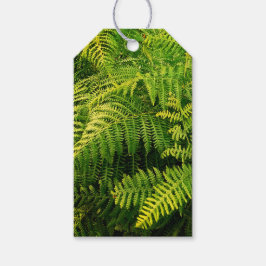 Etiqueta Para Presente Folhas verdes