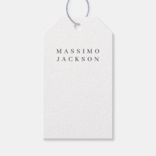 Etiqueta Para Presente Fonte Serif Minimalista Elegante e Profissional