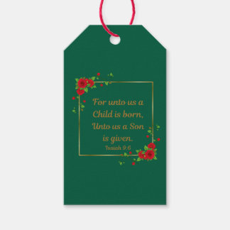 Etiqueta Para Presente For Unto Us a Son Is Born (Set of 10)