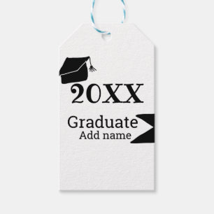 Etiqueta Para Presente Formando 20XX graduação que é simples e moderno