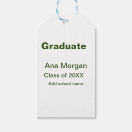 Etiqueta Para Presente Formando adicionar nome da escola classe de nome s