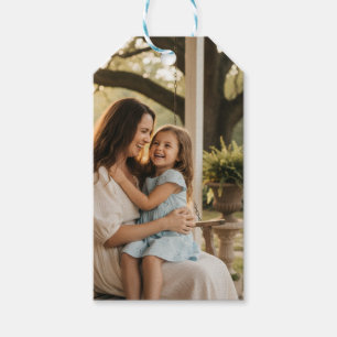Etiqueta Para Presente Foto de amor de mãe e filha presente do dia das mã