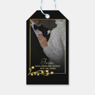 Etiqueta Para Presente Foto de Casal Personalizada do Dia dos Namorados