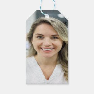 Etiqueta Para Presente Foto de Dentista Personalizar Customizar