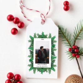 Etiqueta Para Presente Foto de Ramais de Árvore de Natal