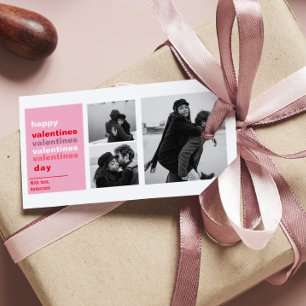 Etiqueta Para Presente Foto de três cores Presente para Dias de os namo