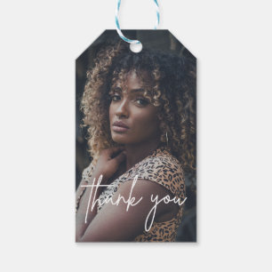 Etiqueta Para Presente Foto manuscrita de script do Formando moderno