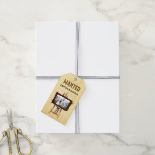 Etiqueta Para Presente Foto Personalizada Do Casamento Russo Ocidental 💍