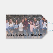 Foto Personalizada e Mensagem em Texto Preto