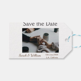 Etiqueta Para Presente Foto típica de tipografia elegante branca, modelo 