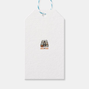 Etiqueta Para Presente Frango Engraçado ou Gosto de Halloween Frango Gráf