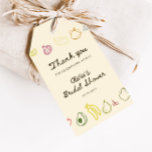Etiqueta Para Presente Fresco Do Banheira Bridal Desenhada Da Mão Do Merc<br><div class="desc">Celebre o amor e os novos começos com a nossa encantadora coleção de chás de panela "fora do mercado", inspirada pelo charme e pela vibração de um mercado de agricultores. Esta etiqueta de presente única contém ícones coloridos desenhados à mão de frutas frescas e vegetais nítidos. Cada ilustração explode com...</div>