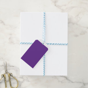 Etiqueta Para Presente fundo roxo com borda branca