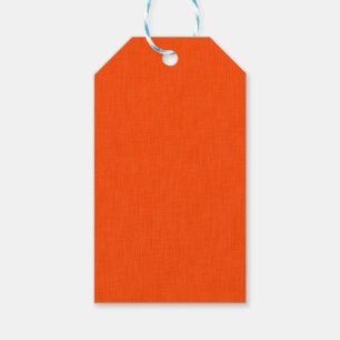 Etiqueta Para Presente Fundo texturizado laranja calmo e simples