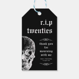 Etiqueta Para Presente Funeral 30º RIP Vinte Anos Aniversário Engraçado C