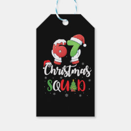 Etiqueta Para Presente Funny 67 Six Seven Brianrot Christmas Squad