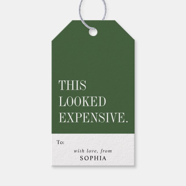 Etiqueta Para Presente Funny Humorous This Looked Expensive (Frente)