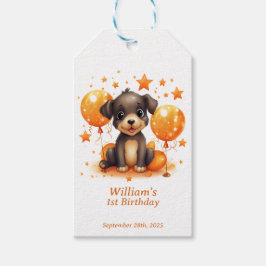 Etiqueta Para Presente Furry Friend Love: Festa de aniversário Gift Tags