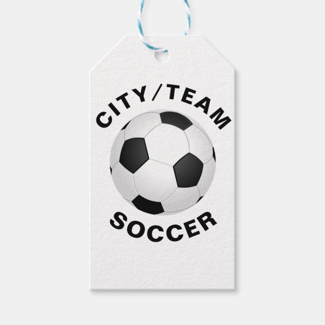 Etiqueta Para Presente Futebol personalizável (Frente)