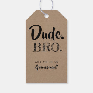 Etiqueta Para Presente Gajo Bro você será meu padrinho de casamento