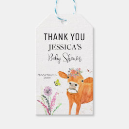 Etiqueta Para Presente Garota Chá de fraldas-