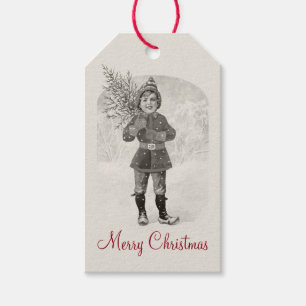 Etiqueta Para Presente Garoto com árvore de Natal C0936 Jenny Nyström