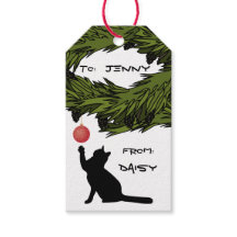 Gato Bonito no Natal Mal Personalizado