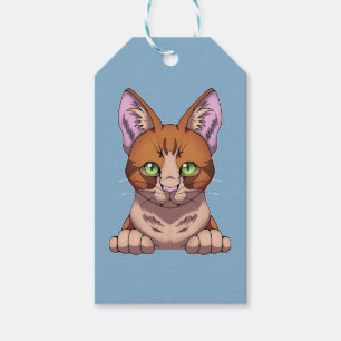 Etiqueta Para Presente Gato Cinto