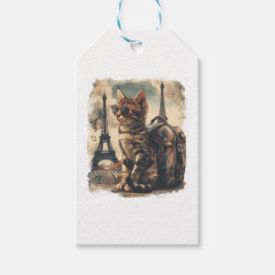 Etiqueta Para Presente Gato Companheiro de Viagem
