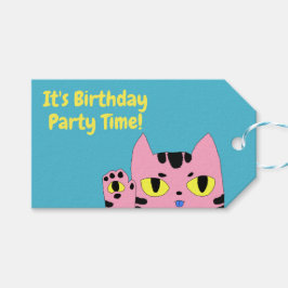 Etiqueta Para Presente Gato de bolso de alienígena