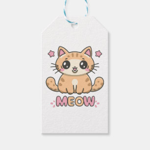 Etiqueta Para Presente gato fofo mia