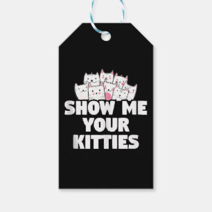 Etiqueta Para Presente Gato Mostre Meus Seus Gatinhos