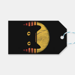 Etiqueta Para Presente Gato Retro Vintage