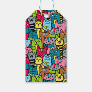 Etiqueta Para Presente Gatos e gatinhos