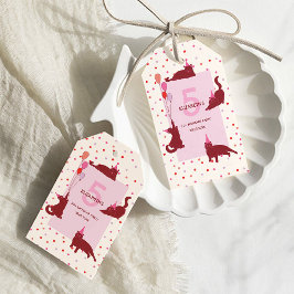 Etiqueta Para Presente Gatos Engraçados Aniversário Perfeito