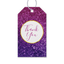 Gemstones cor-de-rosa e roxos, agradecimentos