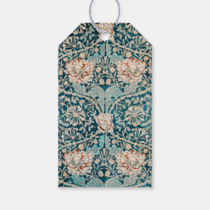 ETIQUETA PARA PRESENTE GIFT TAG : WILLIAM MORRIS : HONEYSUCKLE DESIGN