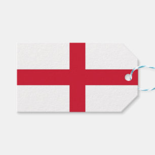 Etiqueta Para Presente Gift Tag with Flag of England, Reino Unido