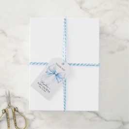 Etiqueta Para Presente Gift Tags for baby shower with adorable bow.