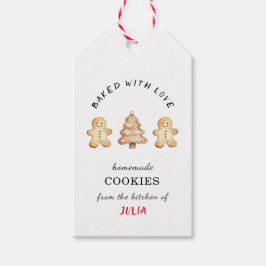 Etiqueta Para Presente Gingerbird Cookieman Gift Tags