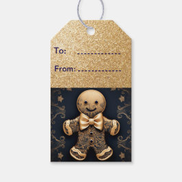 Etiqueta Para Presente Gingerbird Man