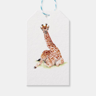 Etiqueta Para Presente Girafa do bebê