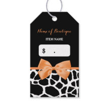 Girly Orange Arco Giraffe Impressão Boutique Hang 