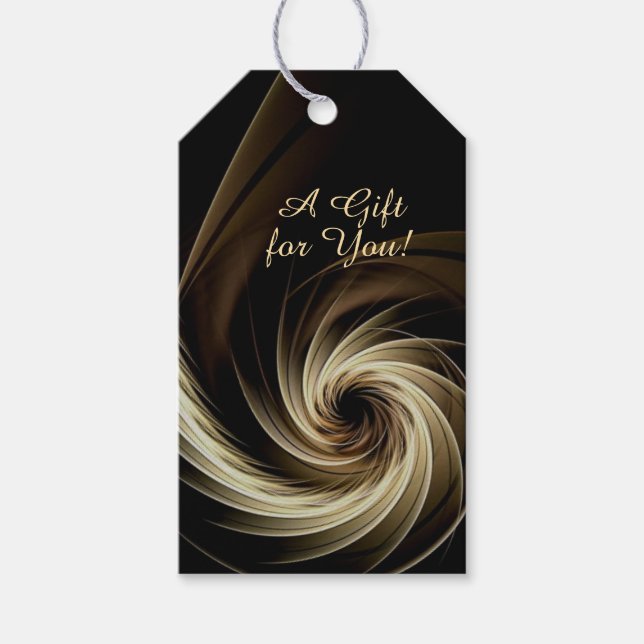 Etiqueta Para Presente Giro do ouro em preto (Frente)